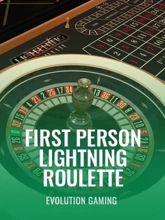 First Person Lightning Roulette by Evolution Gaming - Play at Acebet