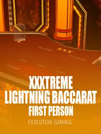 First Person XXXtreme Lightning Baccarat by Evolution Gaming - Play at Acebet