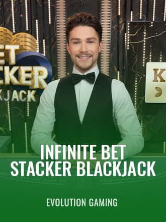 Infinite Bet Stacker Blackjack by Evolution Gaming - Play at Acebet