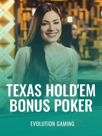 Texas Hold'em Bonus Poker by Evolution Gaming - Play at Acebet