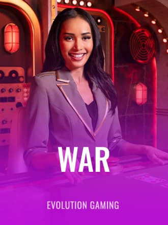 War by Evolution Gaming - Play at Acebet