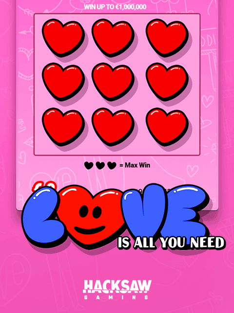 Love is all you need by Hacksaw Gaming - Play at Acebet