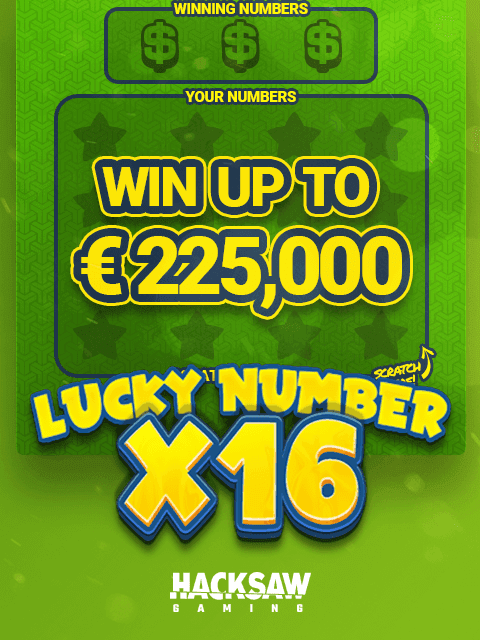 Lucky Numbers x16 by Hacksaw Gaming - Play at Acebet