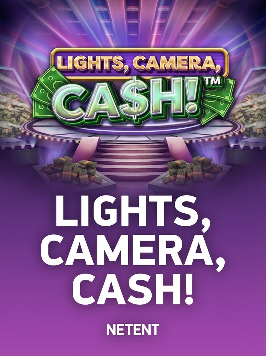 Lights, Camera, Cash! by NetEnt - Play at Acebet
