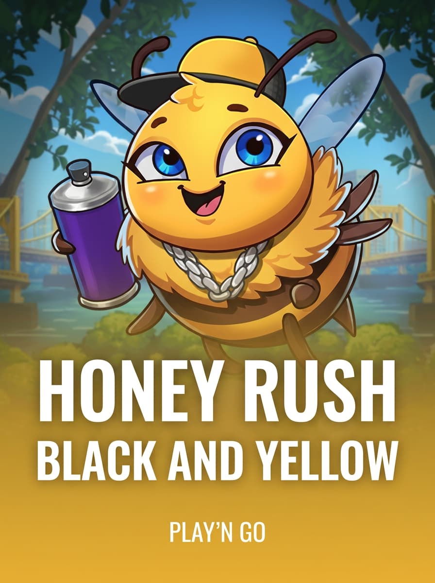 Honey Rush Black and Yellow by Play'n Go - Play at Acebet