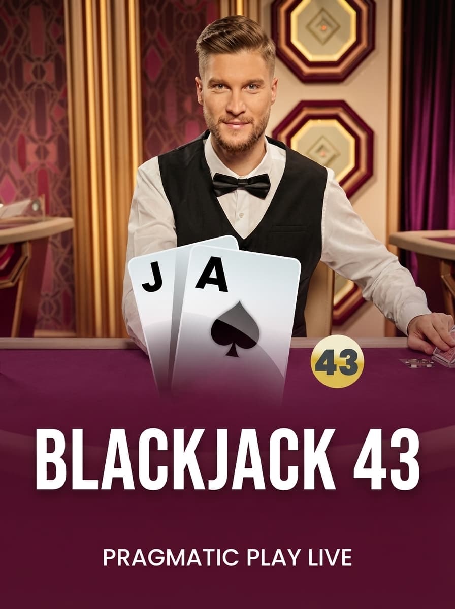 Blackjack 43  by Pragmatic Play Live - Play at Acebet