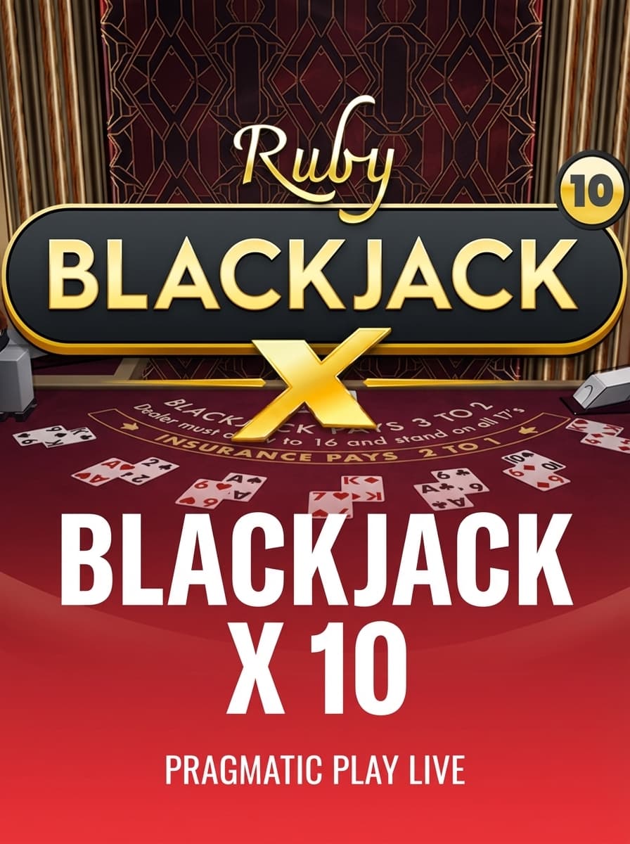 Blackjack X 10 by Pragmatic Play Live - Play at Acebet