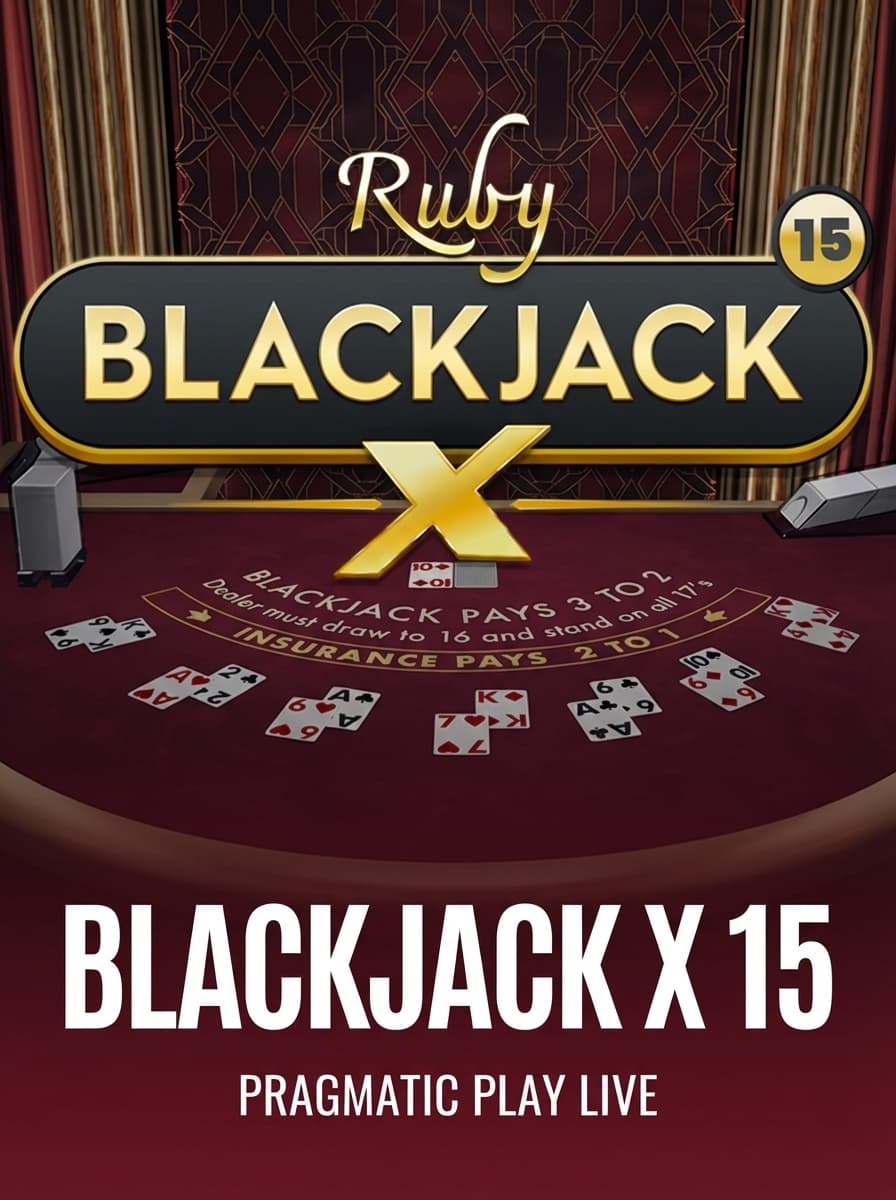 Blackjack X 15 by Pragmatic Play Live - Play at Acebet