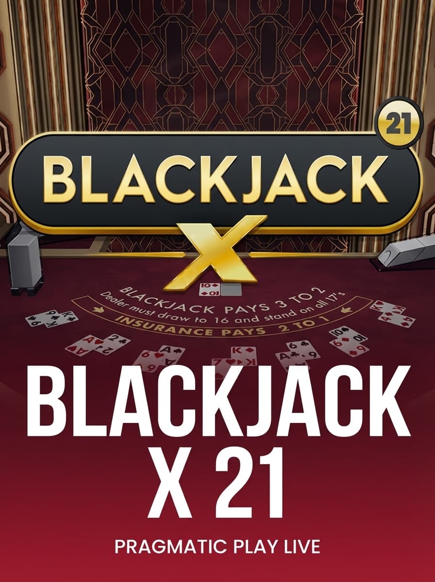 Blackjack X 21  by Pragmatic Play Live - Play at Acebet