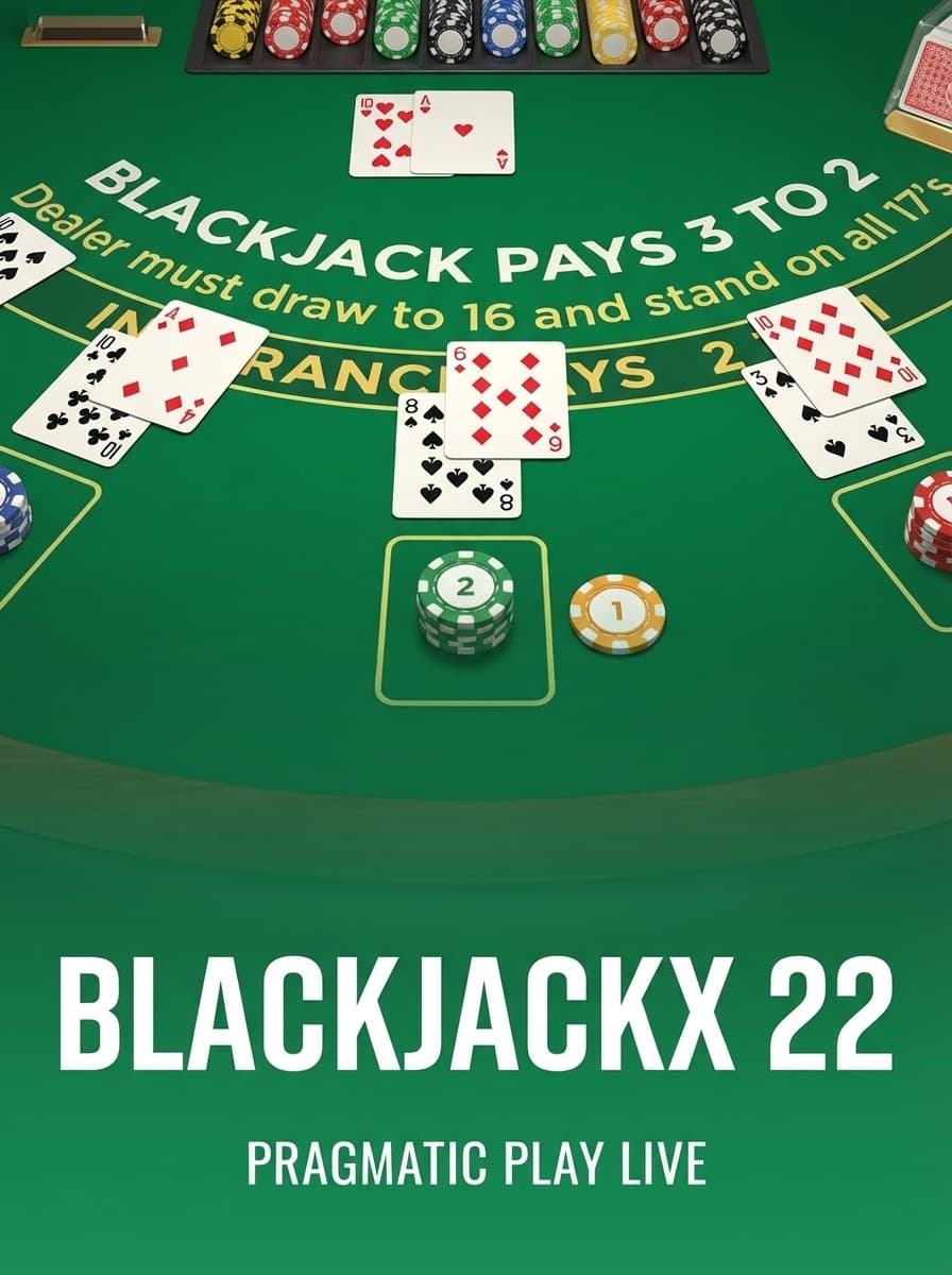 BlackjackX 22 by Pragmatic Play Live - Play at Acebet