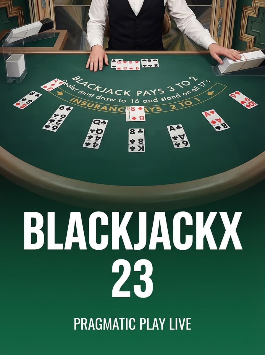 BlackjackX 23 by Pragmatic Play Live - Play at Acebet