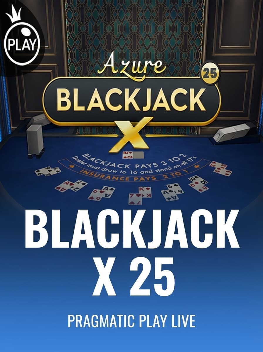 Blackjack X 25 by Pragmatic Play Live - Play at Acebet