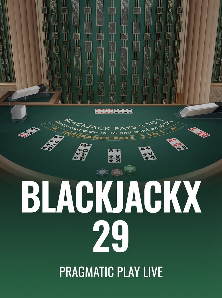 BlackjackX 29 by Pragmatic Play Live - Play at Acebet