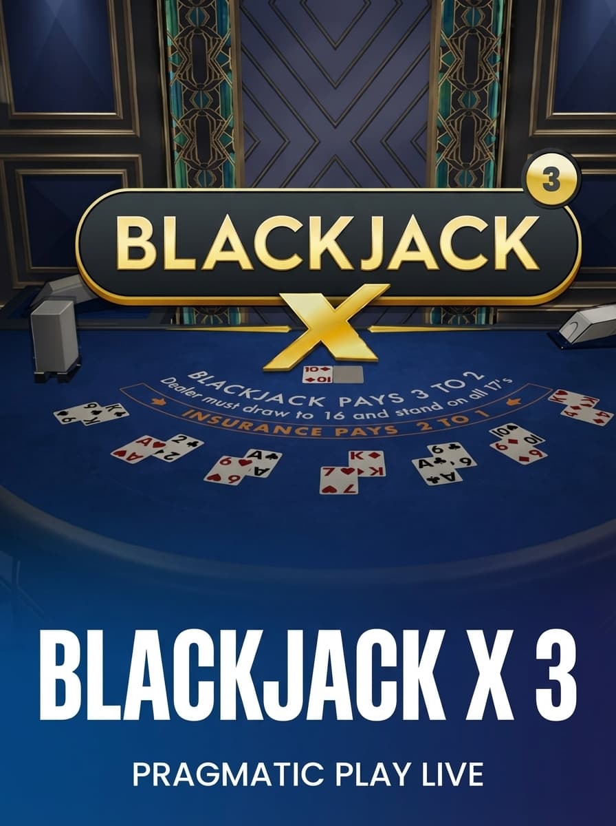 BlackjackX 3  by Pragmatic Play Live - Play at Acebet