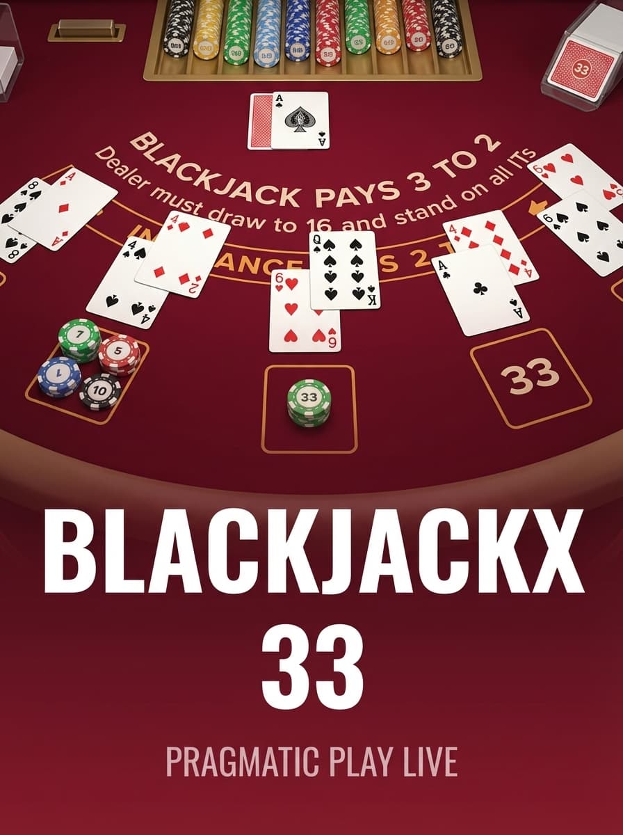 BlackjackX 33 by Pragmatic Play Live - Play at Acebet