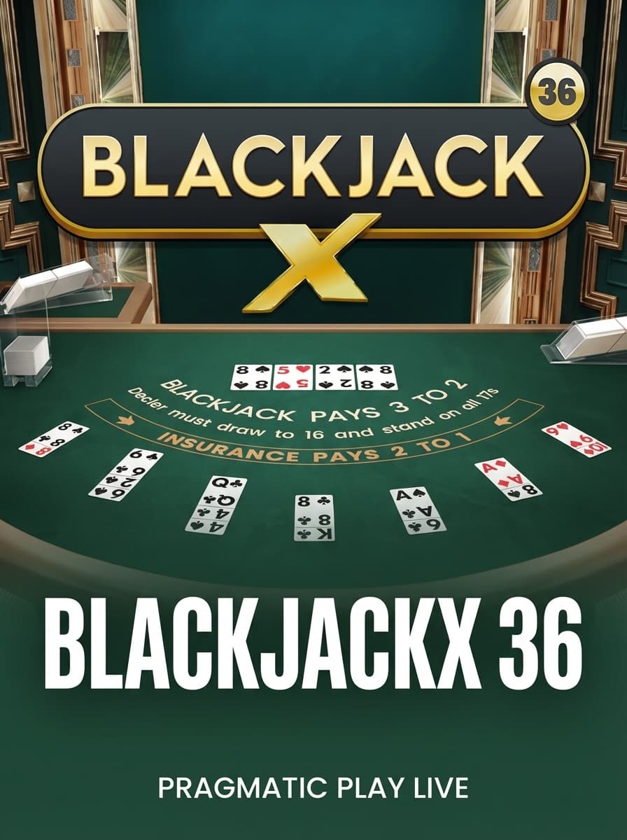 BlackjackX 36 by Pragmatic Play Live - Play at Acebet