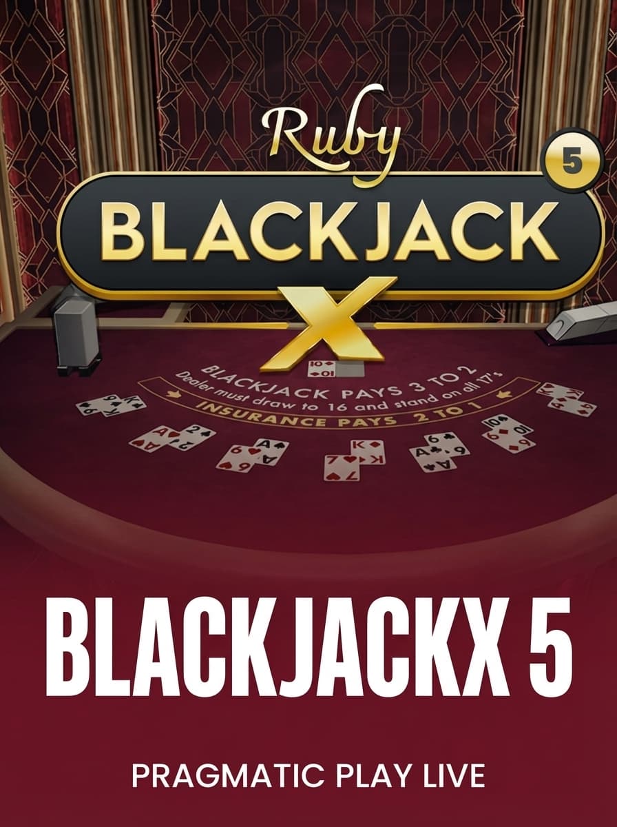 BlackjackX 5  by Pragmatic Play Live - Play at Acebet