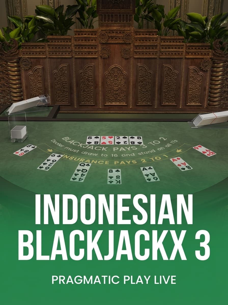 Indonesian BlackjackX 3 by Pragmatic Play Live - Play at Acebet