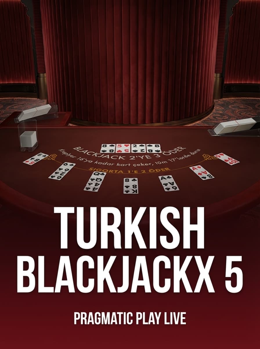 Turkish BlackjackX 5 by Pragmatic Play Live - Play at Acebet