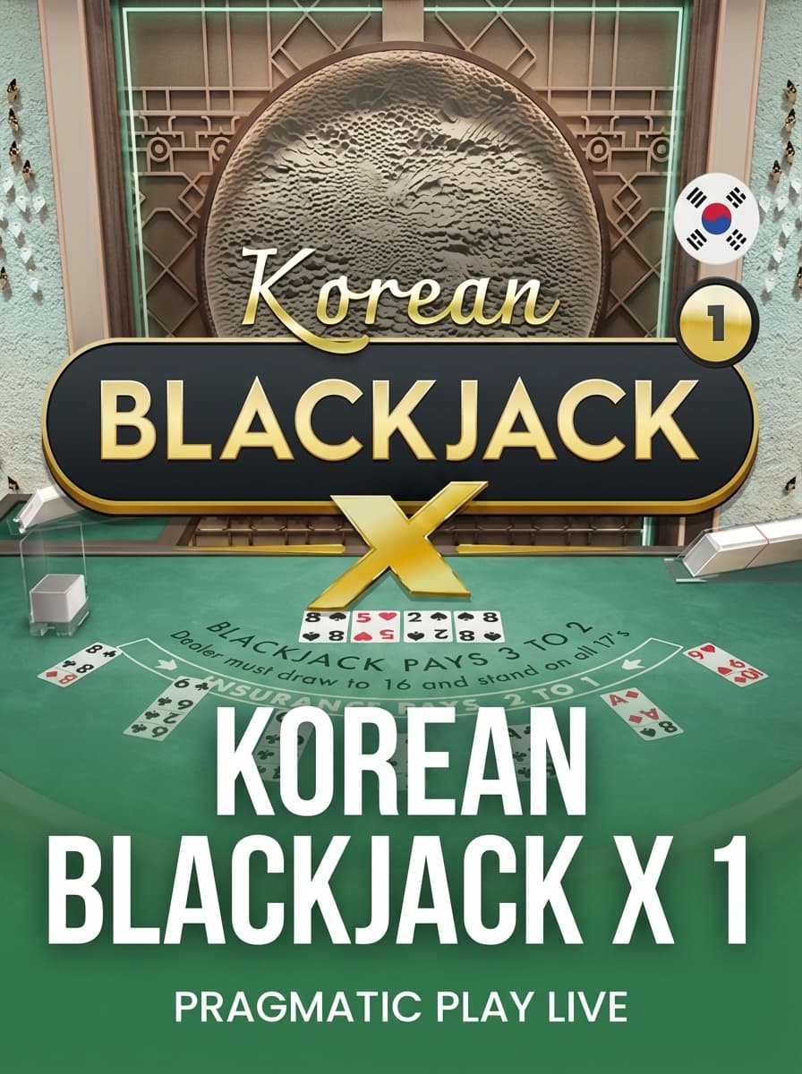 Korean BlackjackX 1 by Pragmatic Play Live - Play at Acebet