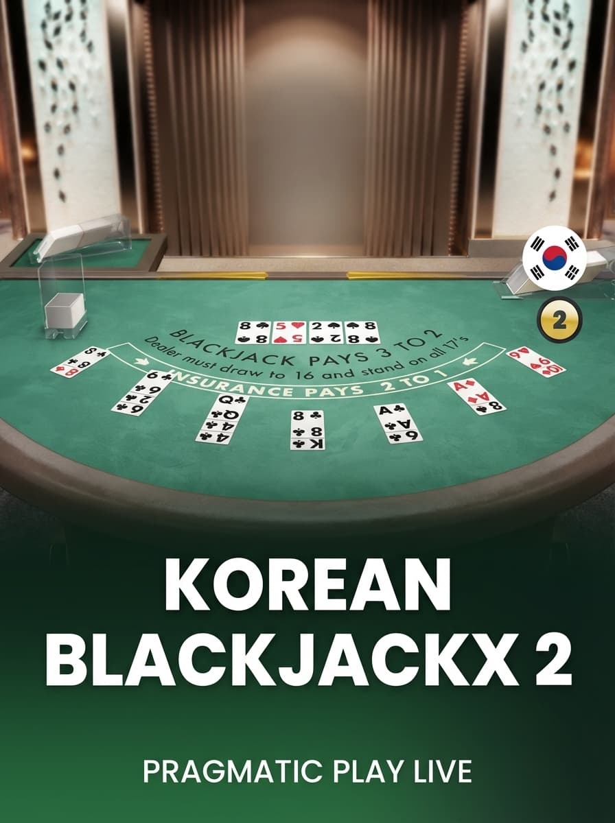 Korean BlackjackX 2 by Pragmatic Play Live - Play at Acebet