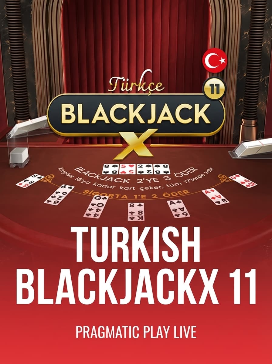 Turkish BlackjackX 11 by Pragmatic Play Live - Play at Acebet