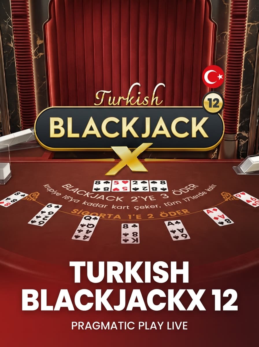 Turkish BlackjackX 12 by Pragmatic Play Live - Play at Acebet