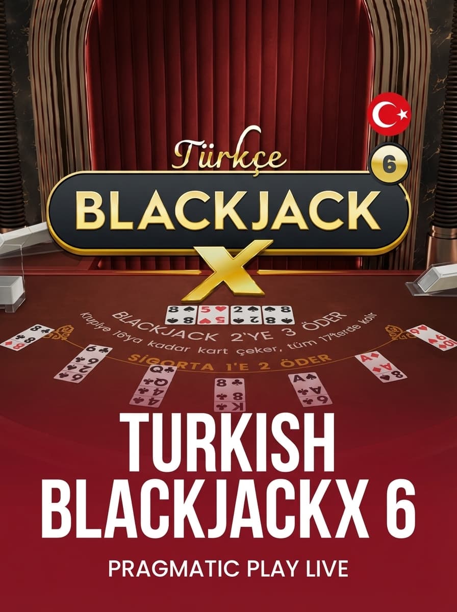 Turkish BlackjackX 6 by Pragmatic Play Live - Play at Acebet