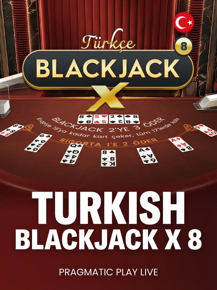 Turkish BlackjackX 8 by Pragmatic Play Live - Play at Acebet